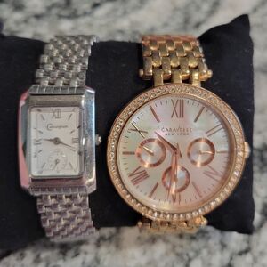 Set Of 2 Watches: Caravelle & Cunningham